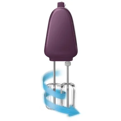 Philips Batteur Electrique Viva Violet (HR3740/11) Philips Batteur Electrique Viva Violet (HR3740/11)