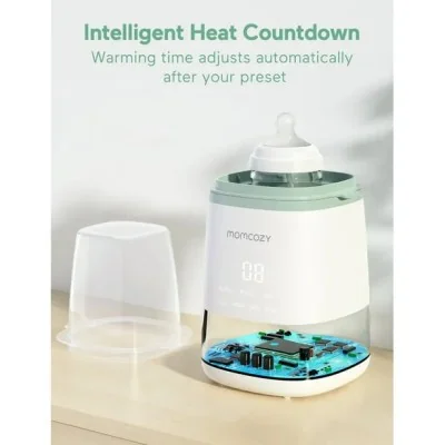 Momcozy Chauffe-Biberon Stérilisateur Intelligent 6-en-1