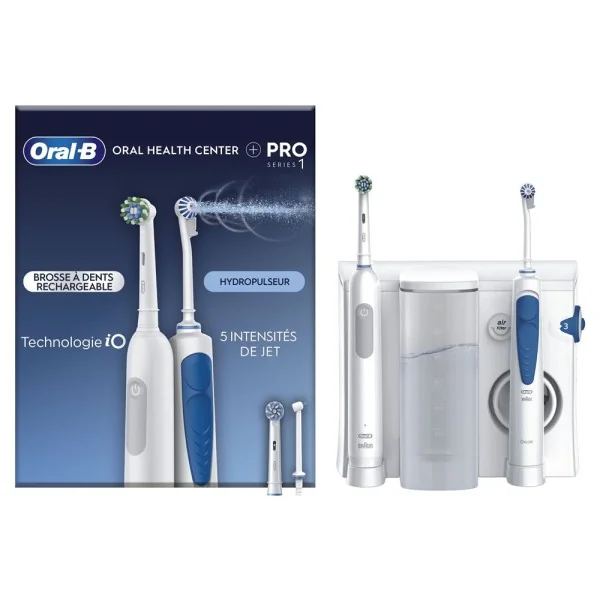 Brosse à dent élecrtrique - Oral-B Combiné Dentaire : Oral-B PRO 700 + Waterjet