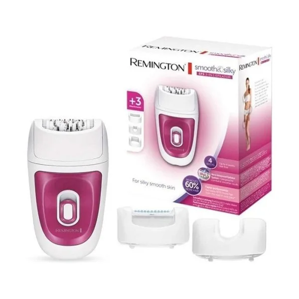 REMINGTON& SILKY EP7300 Rose Epilateur 3en1 SMOOTH