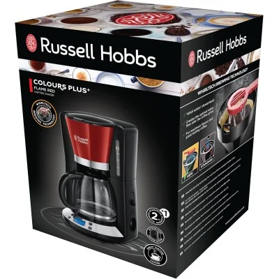 Russell Hobbs Cafetière Colours Plus Rouge Flamboyant Russell Hobbs Cafetière Colours Plus Rouge Flamboyant