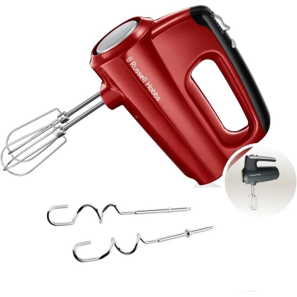 RUSSELL HOBBS Batteur Desire 350 Watts - Noir&Rouge 27150-56