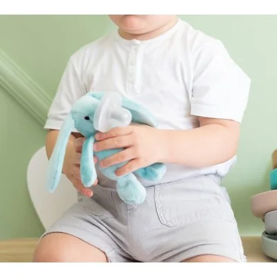 MINIKOIOI SLEEP BUDDY LUNA SUCETTE EN SILICONE AVEC JOUET DOUX 0M+ BLEU