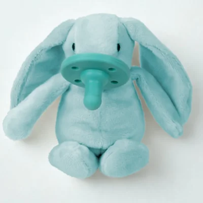 MINIKOIOI SLEEP BUDDY LUNA SUCETTE EN SILICONE AVEC JOUET DOUX 0M+ BLEU