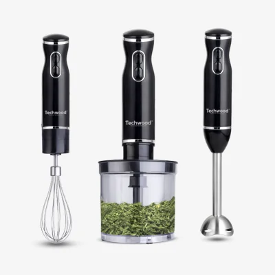 Mixeur plongeant inox 3 en 1 TECHWOOD TMS-9666 - 600 W