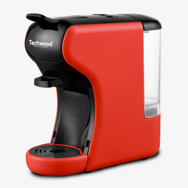 Cafetière expresso multicapsules rouge -TCA-195N