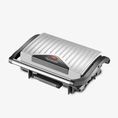 Panini grill couv coul inox 1500W-TGD-020