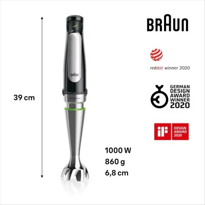 Mixeur plongeant Braun 1000 W ActiveBlade