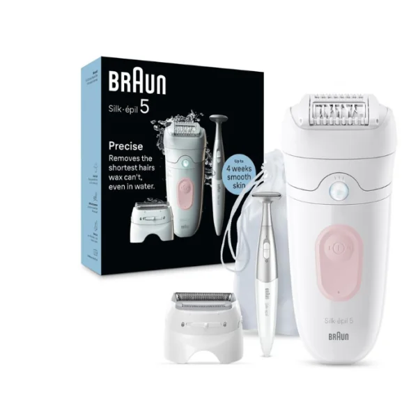 Braun EPILATEUR Silk-épil 5 Wet & Dry Blanc / SE5-230