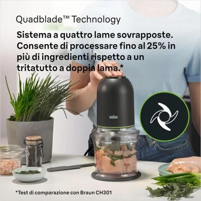 BRRAUN HACHOIR CH3011BK Hachoir