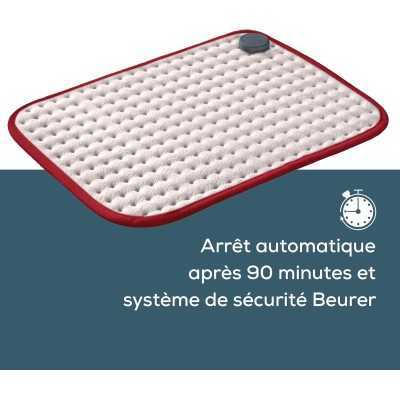 Beurer Coussin chauffant HK Comfort, coussin chauffant électrique flexible avec surface super douce Beurer Coussin chauffant HK Comfort, coussin chauffant électrique flexible avec surface super douce