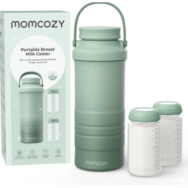 Momcozy Refroidisseur de Lait Maternel Portable 24h de Conservation