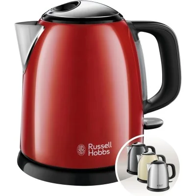 Bouilloire Électrique Russell Hobbs Colours Plus 1L - Rouge