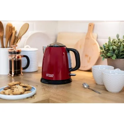 Bouilloire Électrique Russell Hobbs Colours Plus 1L - Rouge Bouilloire Électrique Russell Hobbs Colours Plus 1L - Rouge