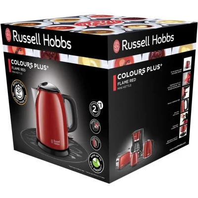 Bouilloire Électrique Russell Hobbs Colours Plus 1L - Rouge Bouilloire Électrique Russell Hobbs Colours Plus 1L - Rouge