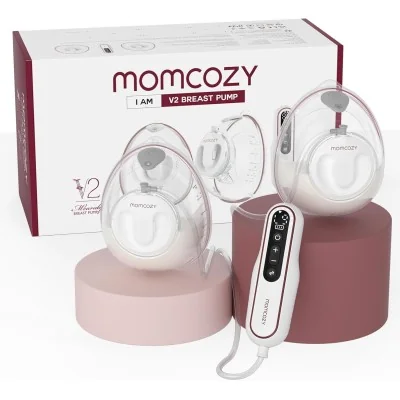Momcozy V2 Pro Tire Lait Électrique Mains Libres Ultra-Léger de Qualité Hospitalière