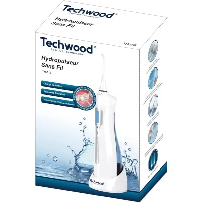 TECHWOOD TH-513 HYDROPULSEUR RECHAGEABLE TECHWOOD TH-513 HYDROPULSEUR RECHAGEABLE