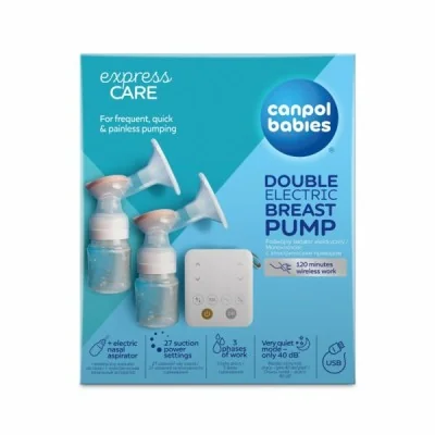 CANPOL Tire Lait Double Electrique Express Care CANPOL Tire Lait Double Electrique Express Care