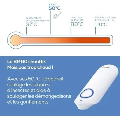 Beurer BR 60 Dispositif soulageant les piqûres et morsures d'insectes Beurer BR 60 Dispositif soulageant les piqûres et morsures d'insectes