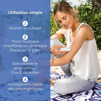 Beurer BR 60 Dispositif soulageant les piqûres et morsures d'insectes Beurer BR 60 Dispositif soulageant les piqûres et morsures d'insectes