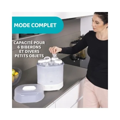 CHICCO Stérilisateur Biberon à vapeur 3 en 1 CHICCO Stérilisateur Biberon à vapeur 3 en 1