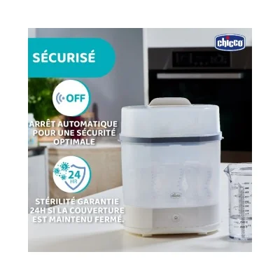 CHICCO Stérilisateur Biberon à vapeur 3 en 1 CHICCO Stérilisateur Biberon à vapeur 3 en 1
