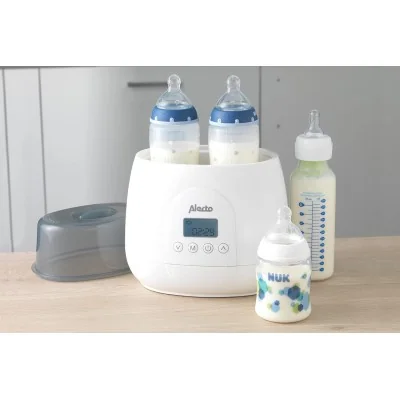 Alecto BW700TWIN Chauffe biberon pour bébé Double chauffe-biberon
