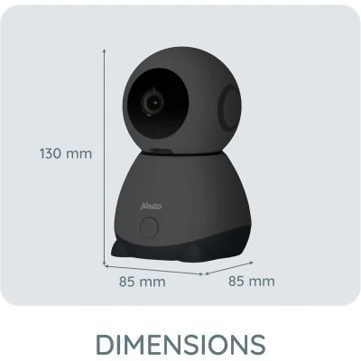 Alecto SMARTBABY10BK Babyphone WiFi avec caméra HD Alecto SMARTBABY10BK Babyphone WiFi avec caméra HD