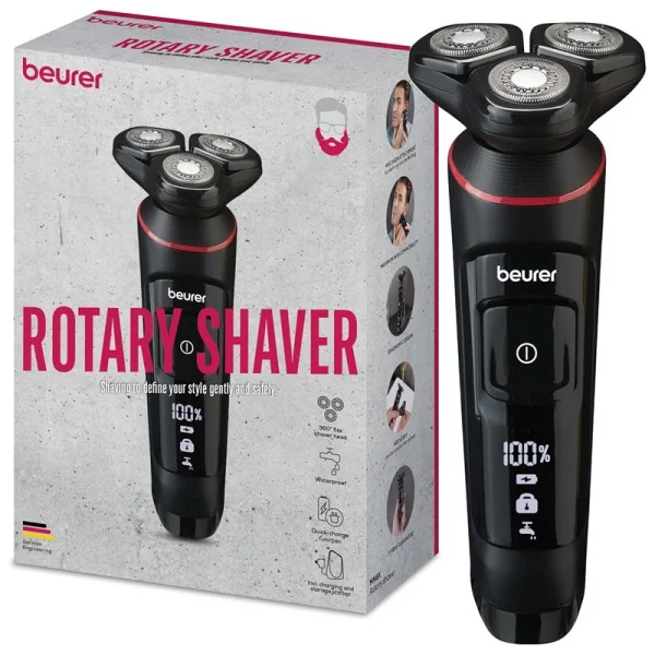 BEURER Rasoir Rotatif Sans Fil BEREUR MN8X Noir