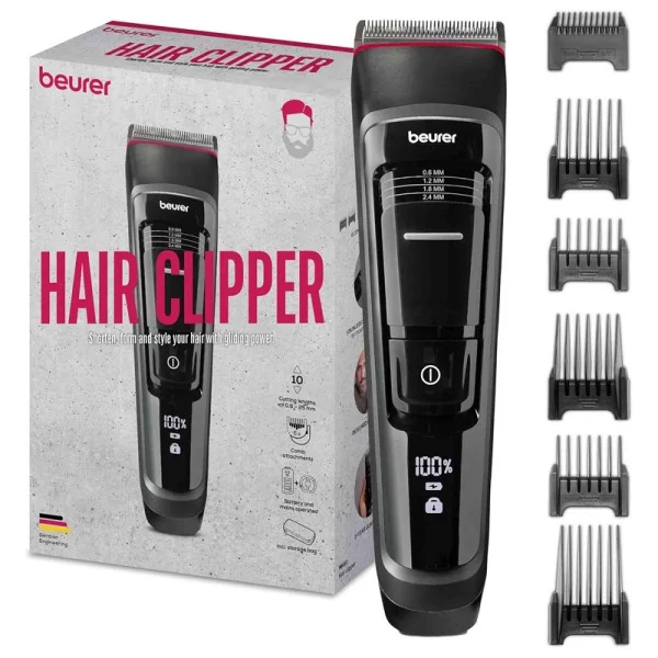 BEURER Tondeuse A Cheveux Rechargeable BEURER MN5X Noir