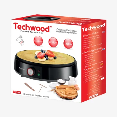TECHWOOD Crêpière TCP 166