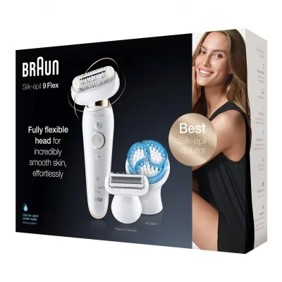 BRAUN epilateur électrique Braun Silk-épil 9 Flex 9010 avec technologie Wet & Dry et 6 accessoires BRAUN epilateur électrique Braun Silk-épil 9 Flex 9010 avec technologie Wet & Dry et 6 accessoires