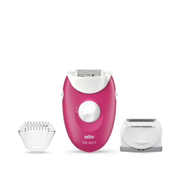Braun Épilateur pour Femme Silk-épil 3 3-410 avec 3 accessoires