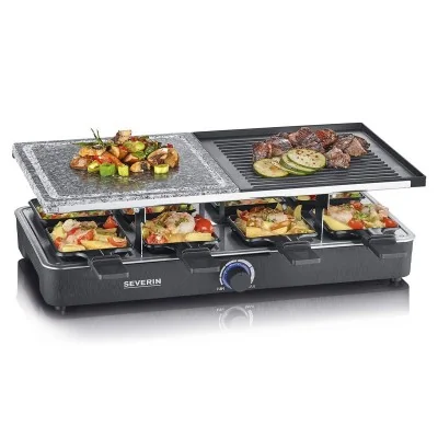 Severin appareil A Raclette Multifonction SEVERIN 1300W Noir RG2371