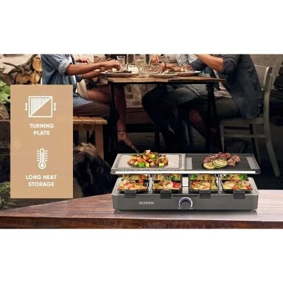 Severin appareil A Raclette Multifonction SEVERIN 1300W Noir RG2371