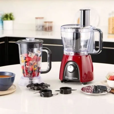 RUSSELL HOBBS Robot Multifonction Desire 600W - Rouge RUSSELL HOBBS Robot Multifonction Desire 600W - Rouge