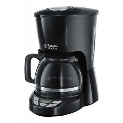 Cafetière Électrique RUSSELL HOBBS Textures Plus 1.25L - Noir Cafetière Électrique RUSSELL HOBBS Textures Plus 1.25L - Noir