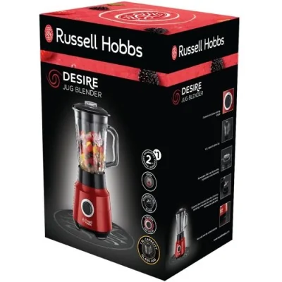 RUSSELL HOBBS Blender Desire 24720-56 1.5 Litres - Rouge RUSSELL HOBBS Blender Desire 24720-56 1.5 Litres - Rouge