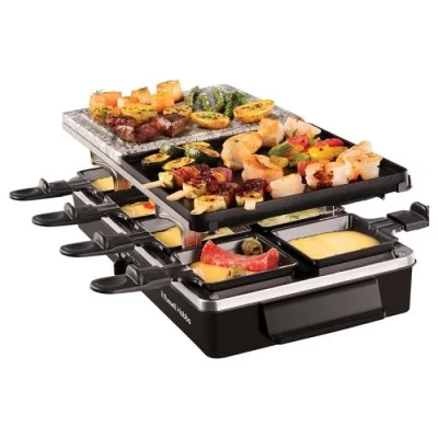 RUSSEL HOBBS Appareil A Raclette Multifonction 26280-56 1400W - Noir RUSSEL HOBBS Appareil A Raclette Multifonction 26280-56 1400W - Noir