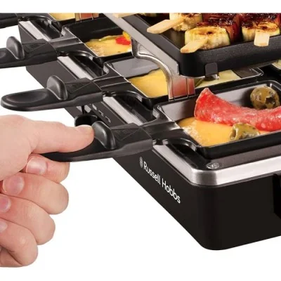 RUSSEL HOBBS Appareil A Raclette Multifonction 26280-56 1400W - Noir RUSSEL HOBBS Appareil A Raclette Multifonction 26280-56 1400W - Noir
