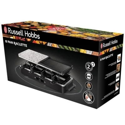RUSSEL HOBBS Appareil A Raclette Multifonction 26280-56 1400W - Noir RUSSEL HOBBS Appareil A Raclette Multifonction 26280-56 1400W - Noir