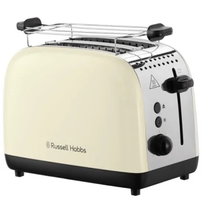 RUSSEL HOBBS Grille Pain Colours Plus 26551-56 1670W - Crème RUSSEL HOBBS Grille Pain Colours Plus 26551-56 1670W - Crème