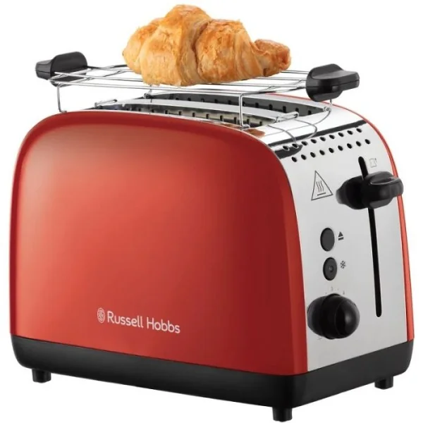 RUSSEL HOBBS Grille Pain Colours Plus 26554-56 1600W - Rouge