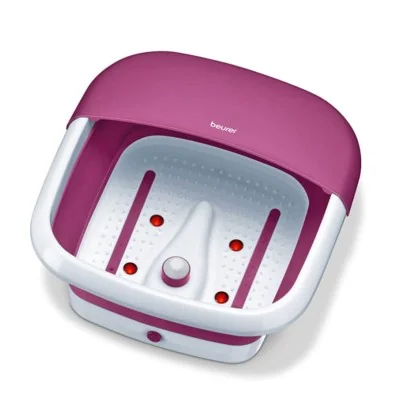 beurer Bain bouillonnant pour les pieds pliable beurer Wellbeing Violet & blanc beurer Bain bouillonnant pour les pieds pliable beurer Wellbeing Violet & blanc