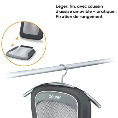 Siege De Massage Shiatsu BEURER MG206 - Noir - Radyverse Siege De Massage Shiatsu BEURER MG206 - Noir - Radyverse