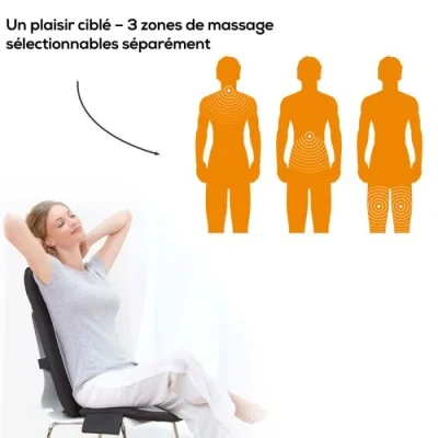 Siege De Massage Shiatsu BEURER MG206 - Noir - Radyverse Siege De Massage Shiatsu BEURER MG206 - Noir - Radyverse