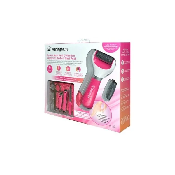WESTINGHOUSE SET 9P RAPE ELECTRIQUE RECHARGEABLE ET TROUSSE MANUCURE PEDICURE