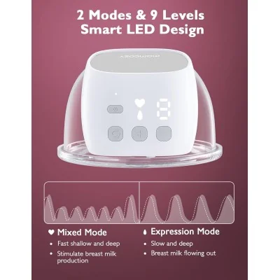 Momcozy S9 Pro - Tire-lait Électrique Portable avec 4 Tailles Momcozy S9 Pro - Tire-lait Électrique Portable avec 4 Tailles