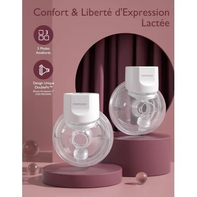 Momcozy S12Pro Tire Lait Électrique Main Libre lot 2 Momcozy S12Pro Tire Lait Électrique Main Libre lot 2