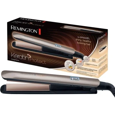 Remington Lisseur Cheveux Soin Kératine & Huile d'amandeProtect Soin des cheveux Céramique